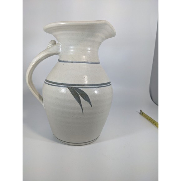 Vintage Emerson Creek Pottery Pitcher Otter Creek Collection Country Decor Vase - Picture 2 of 8
